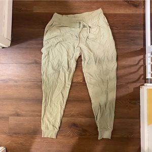 Knix “Good To Go” Drawstring Jogger Pant Celery Light Green Large L